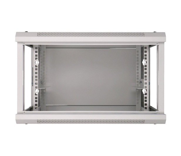 Extralink Szafka wisząca rack 6U 600x600 szara szklane drzwi EX.8567 - 484936 - zdjęcie 4